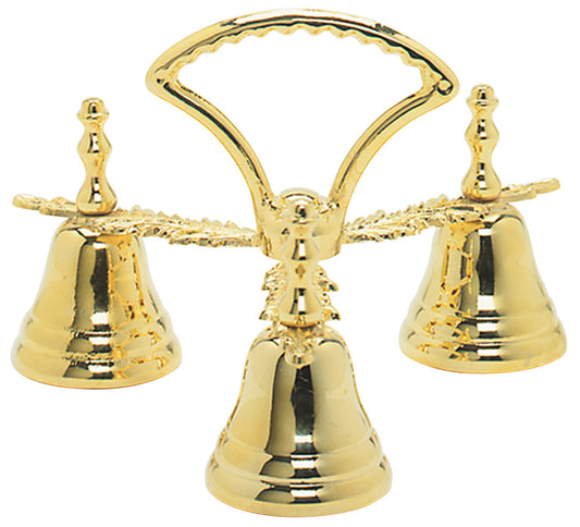 3-Bell Altar Bells | 24K Gold Plated