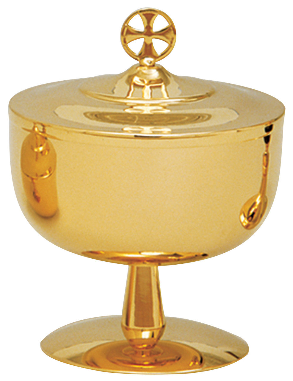 Traditional Covered Ciborium | Multiple Sizes Available | 24K Gold-Plated