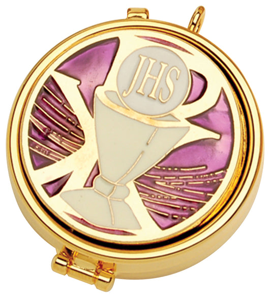#K82 Enameled IHS Pyx