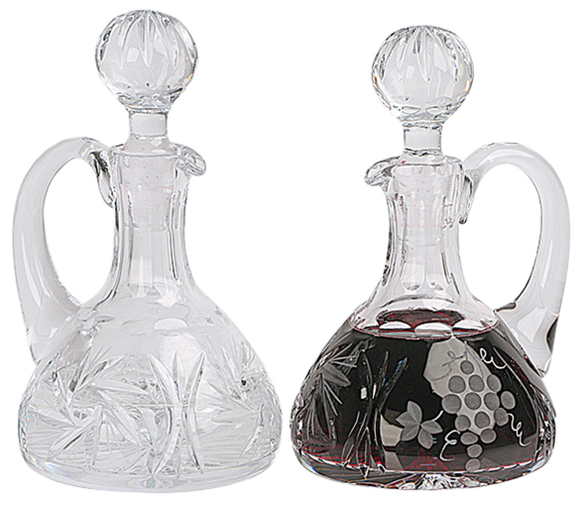 K957 Crystal Cruet Set |  6-1/4", 6oz.