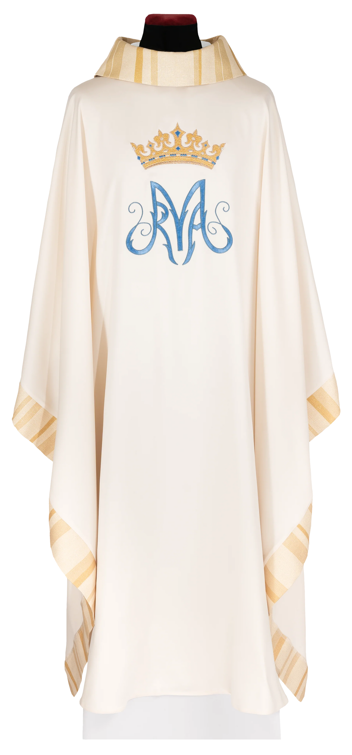 Embroidered Marian Crown Chasuble
