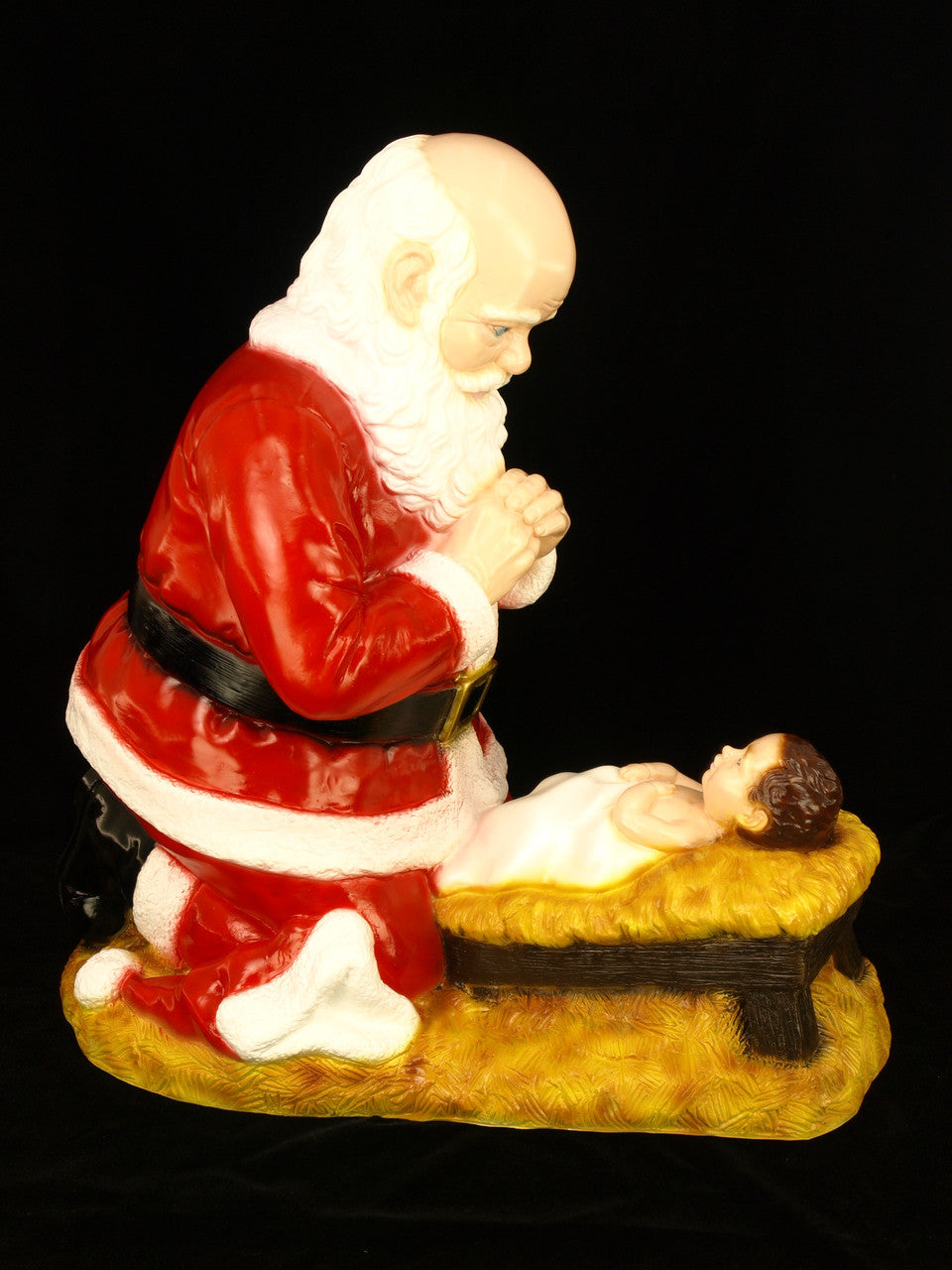 Kneeling Santa Indoor/Outdoor Statue