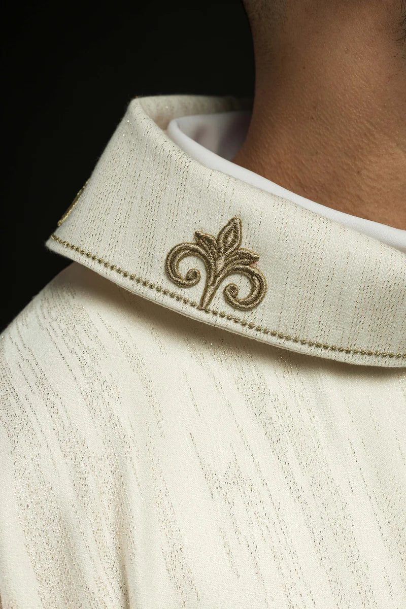 Embroidered Cross Motif Chasuble with Decorative Fabric | All Colors