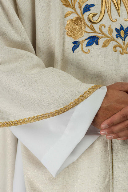 "Ave Maria" Marian Chasuble | Linen