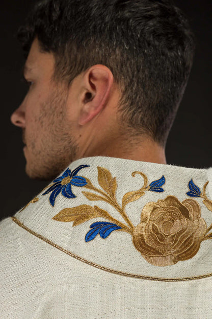 "Ave Maria" Marian Chasuble | Linen