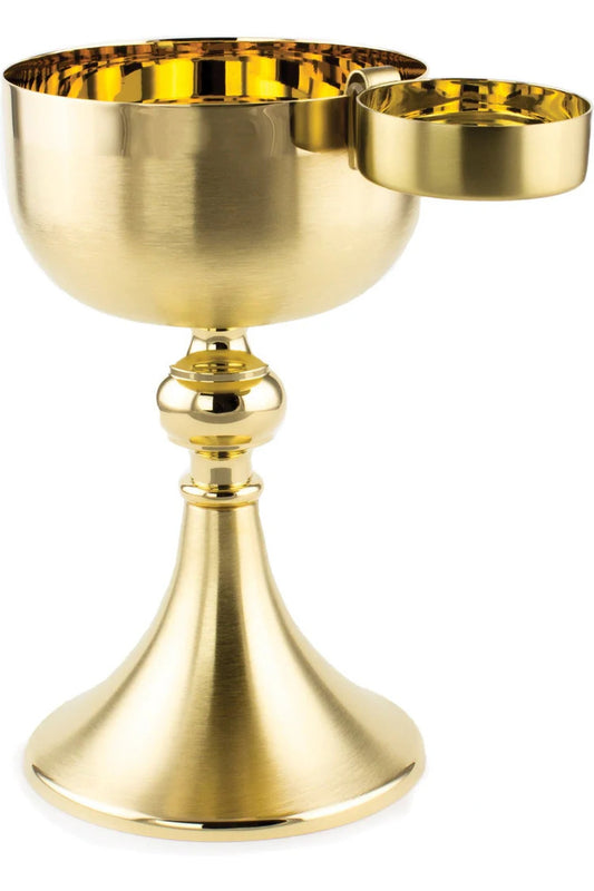 GIFT Low Gluten Host Ciborium | High Polish Gold Plate