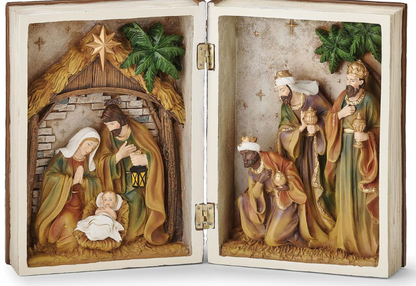 Nativity Book Tradition Figure