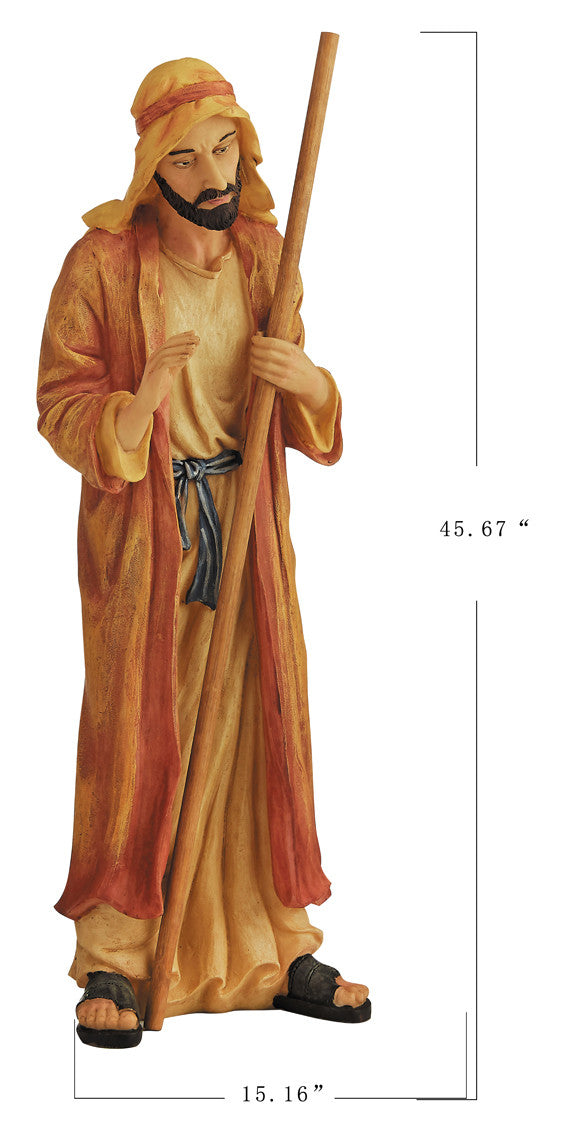 The Real Life Outdoor Nativity Set | 4 Pieces | Slim Metal | Easy Setup & Storage