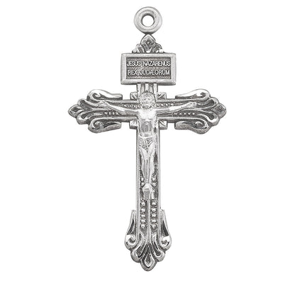 Sterling Silver Pardon Crucifix | 24" Chain