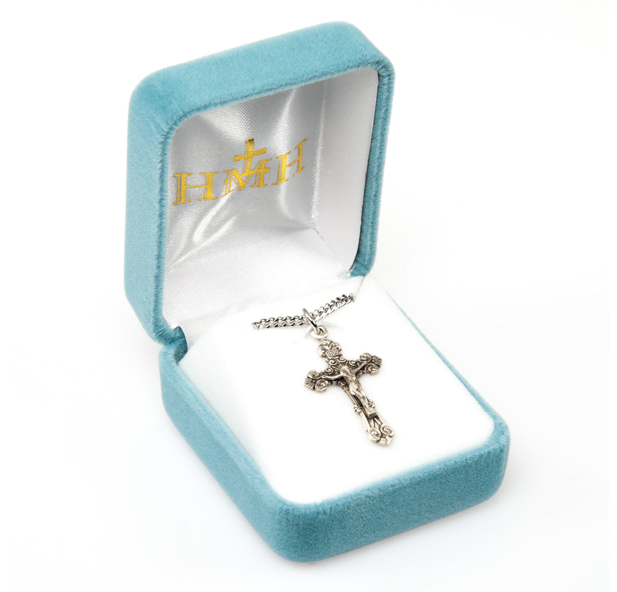 Sterling Silver Fancy Filigree Crucifix | 2