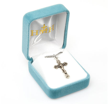 Sterling Silver Fancy Filigree Crucifix | 2