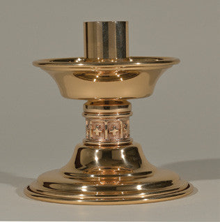 Altar Candlestick | 4-3/4" | Multiple Finishes Available