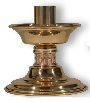 Altar Candlestick | 4-3/4" | Multiple Finishes Available
