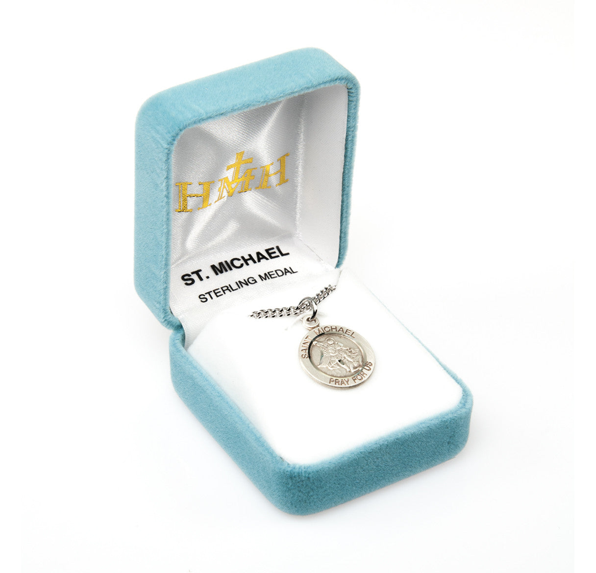 Patron Saint Michael Round Sterling Silver Medal | 2