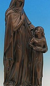 24" St. Ann Indoor/Outdoor Figure | Industrial-Grade Plastic | Multiple Finishes Available
