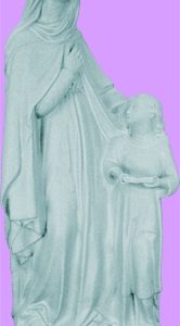 24" St. Ann Indoor/Outdoor Figure | Industrial-Grade Plastic | Multiple Finishes Available