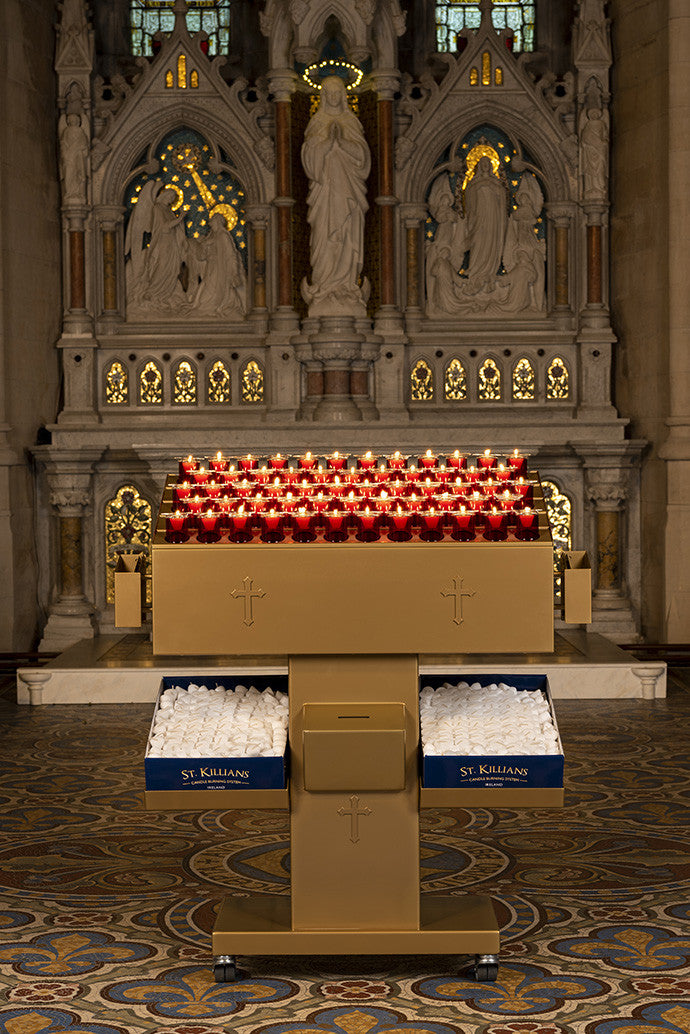 St. Malachy Killians Votive Candle Stand | 58 Piece Unit | Multiple Finishes & Options
