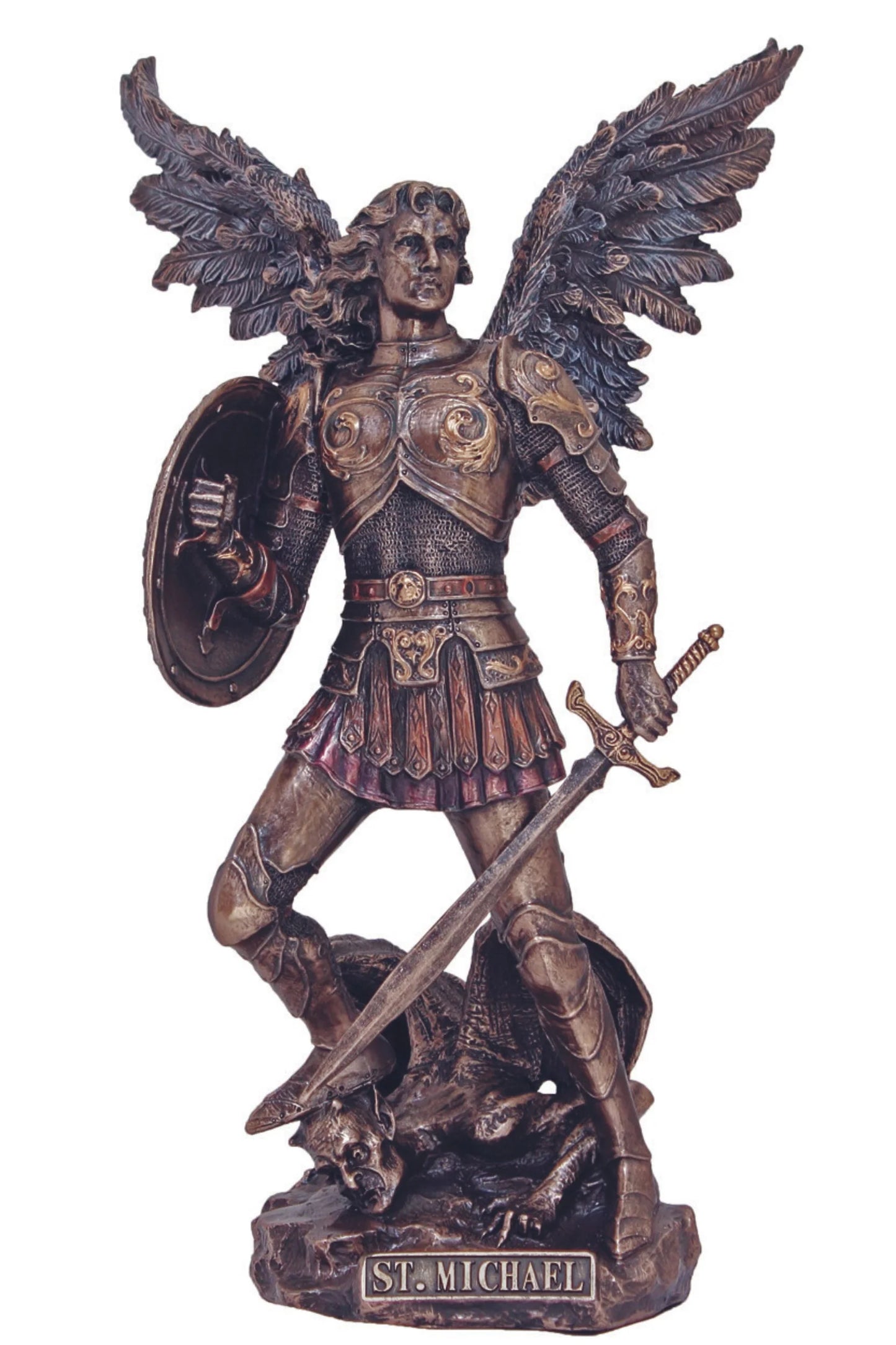 #SR-74700 13" Casted Resin Archangel Michael