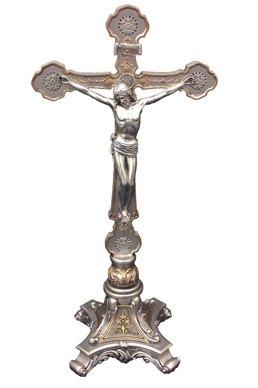Ornate Standing Crucifix 13" #SR-76443-PE