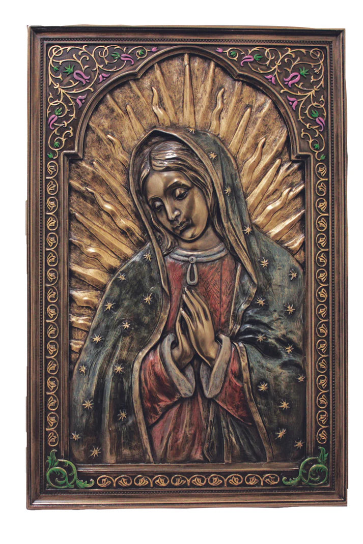 6" x 9" Our Lady of Guadalupe Plaque | Multiple Finishes