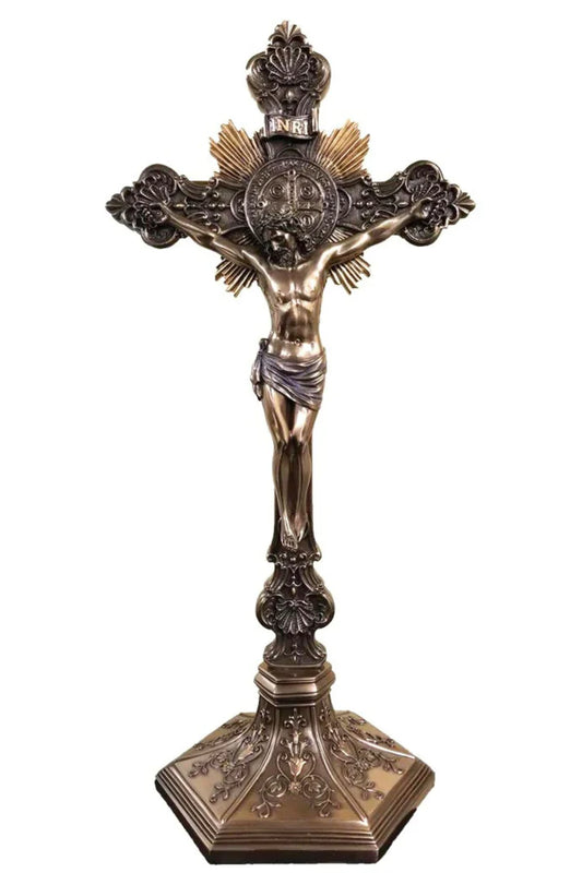 St. Benedict Crucifix 17" #SR-77591