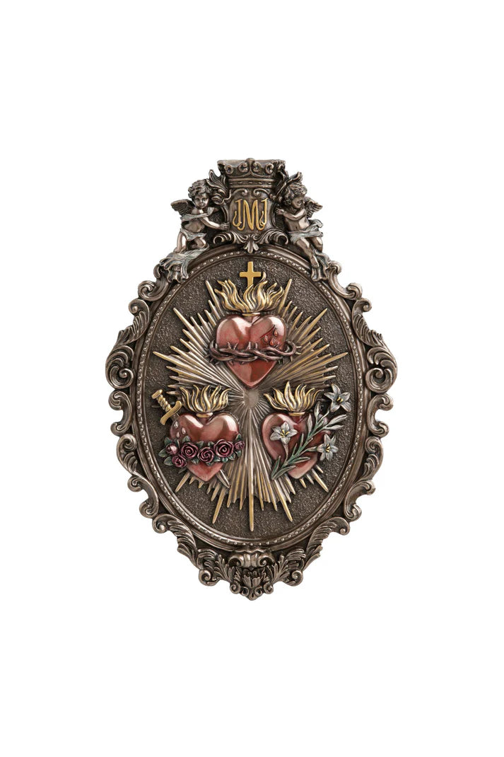 Three Hearts Plaque 9x14" SR-78619