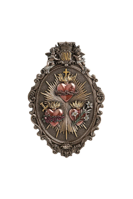 Three Hearts Plaque 9x14" SR-78619