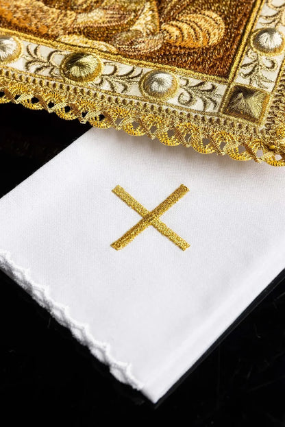 Embroidered Holy Family Altar Linen Set