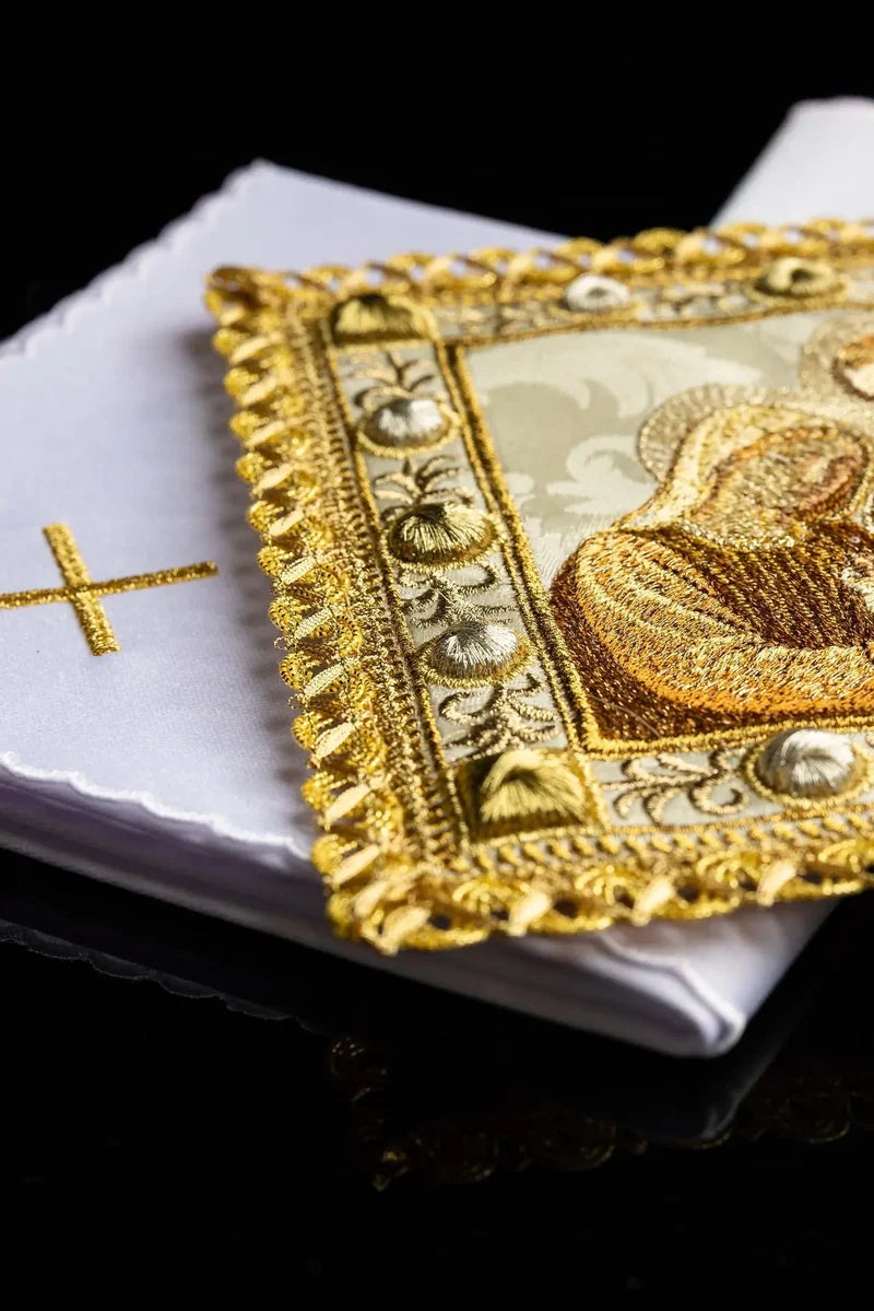 Embroidered Holy Family Altar Linen Set