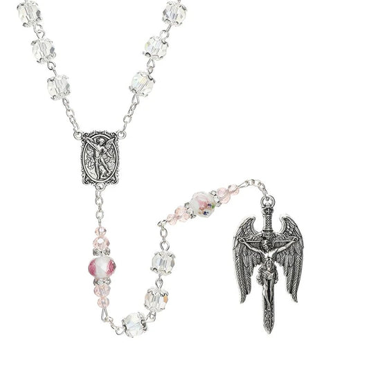 St. Michael Guilia Signorelli Rosary with Pouch