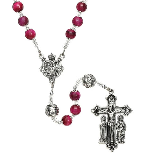 Gift Boxed Sacred Heart Guilia Signorelli Rosary