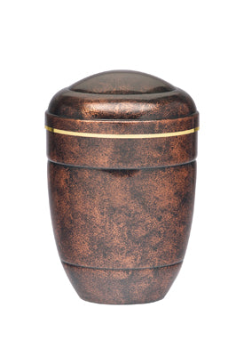 10 3/4" Copper Mesh Memorial Urn | Aluminum