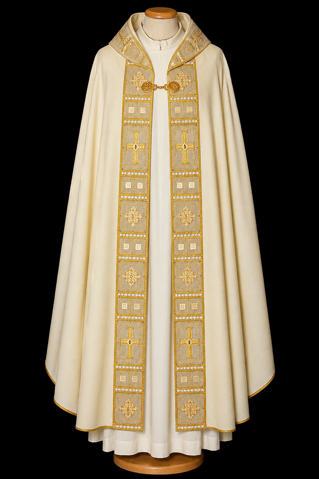 Ornate Italian Embroidered Cope | 100% Wool | All Colors