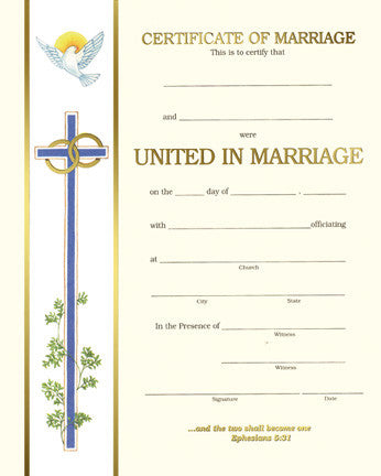 Banner Marriage Certificates | Box of 50