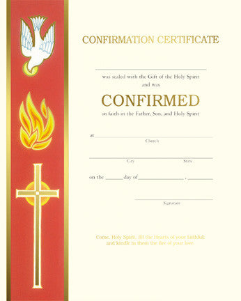 Banner Confirmation Certificates | Box of 50
