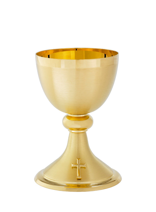 A138G Chalice & Paten | 6 5/8", 12oz. | 24K Gold Plated