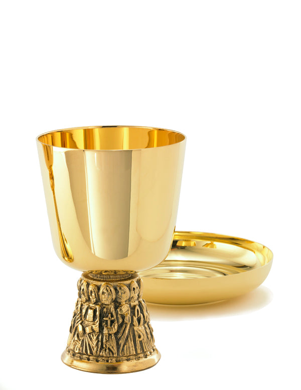 6", 16oz. Chalice & Paten | 24K Gold Plated