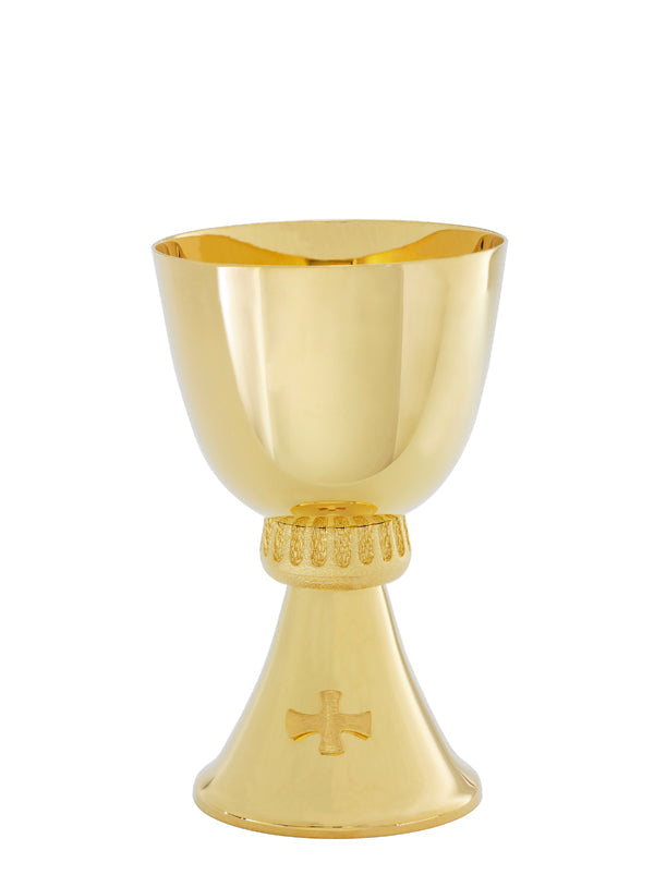 7", 15oz. Chalice & Paten | 24K Gold Plated
