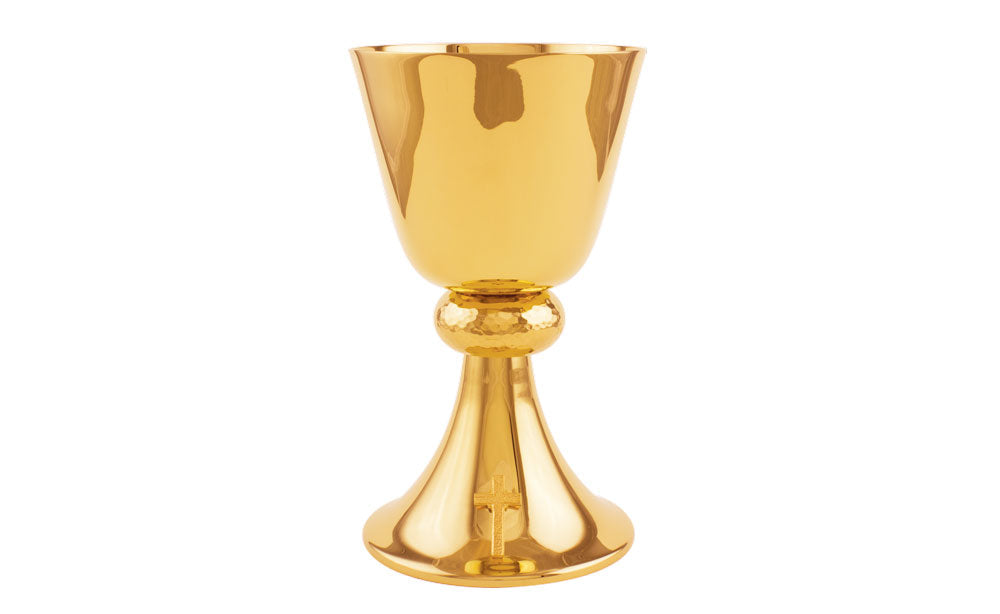7 1/4", 14oz. Chalice & Paten | 24K Gold Plated