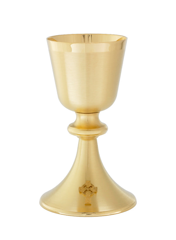 7 5/8", 11oz. Chalice & Paten | 24K Gold Plated