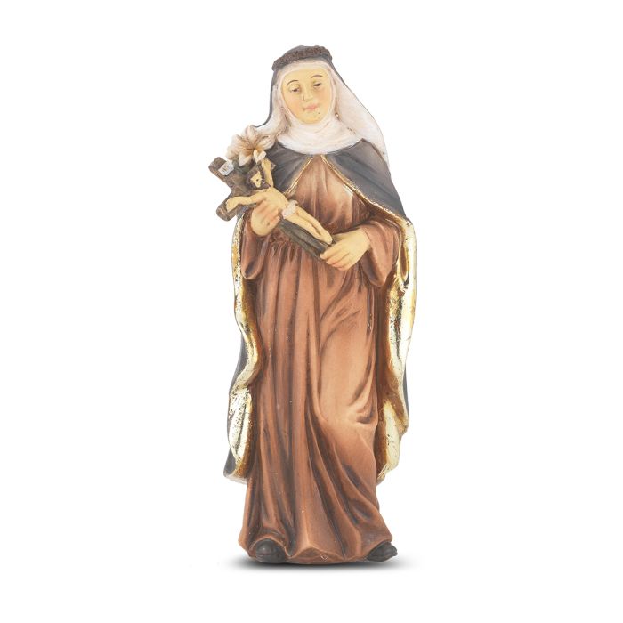 Cold Cast Resin Hand Painted Statue of Saint Catherine of Siena