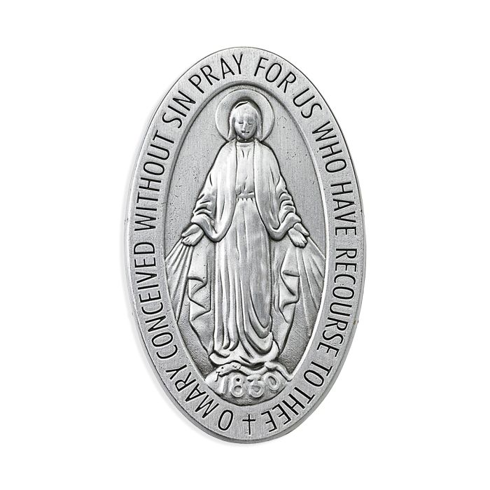 Miraculous Medal Auto Visor Clip