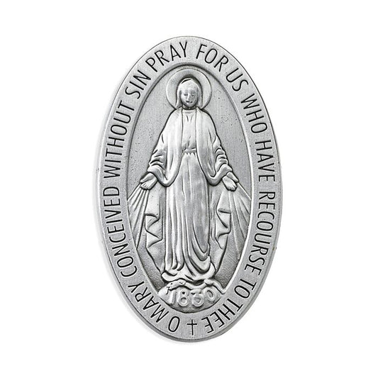 Miraculous Medal Auto Visor Clip