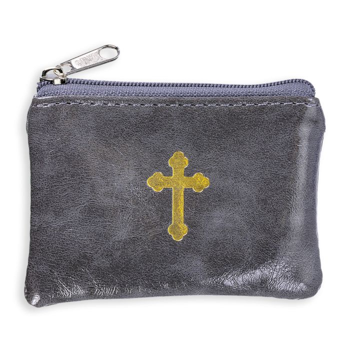 Marbled Patterned Rosary Pouch