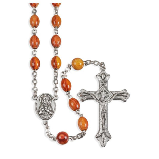 Genuine Rosewood Bead Rosary