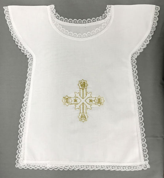 Alpha & Omega Cross Baptismal Bib | Pack of 12