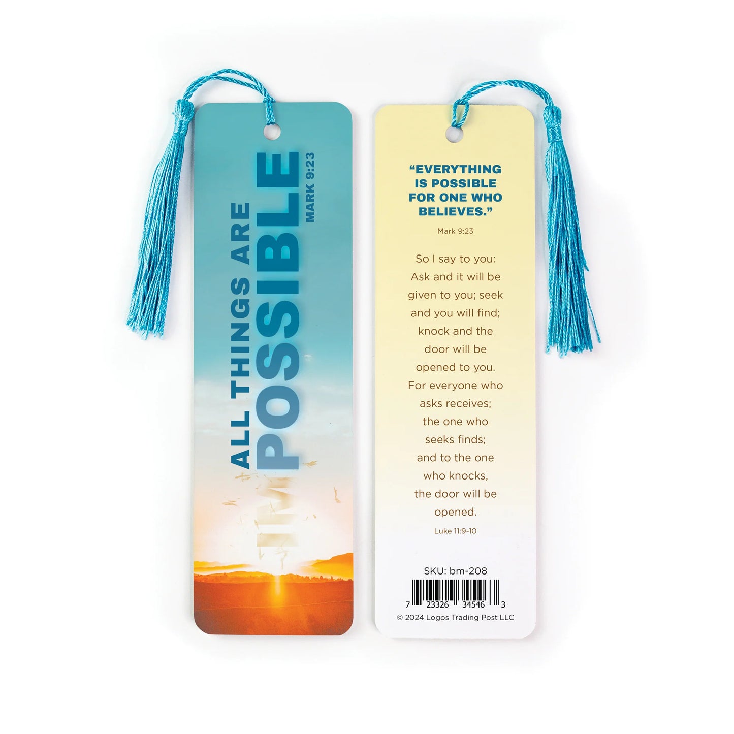 Tasseled Prayer Bookmark