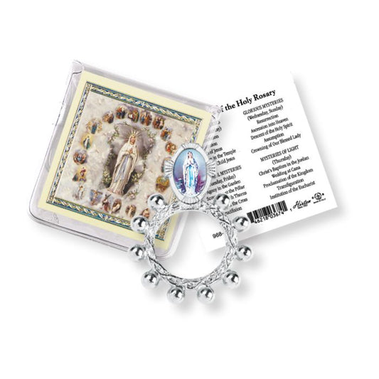 Our Lady of Lourdes Finger Rosary