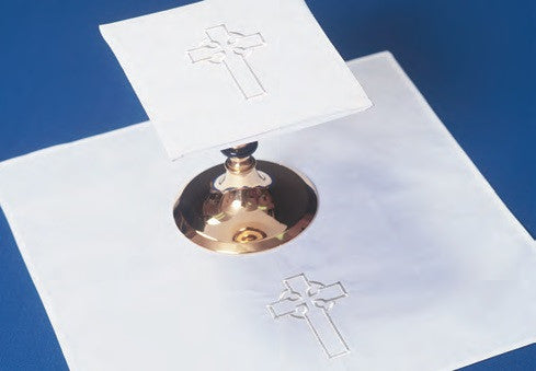 3" Celtic Cross Altar Linens | Linen/Cotton