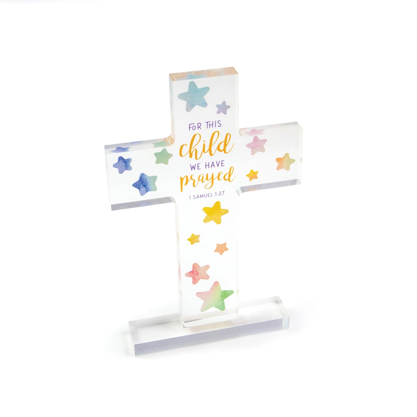 "For this child..." Acrylic Prayer Desk Plaque